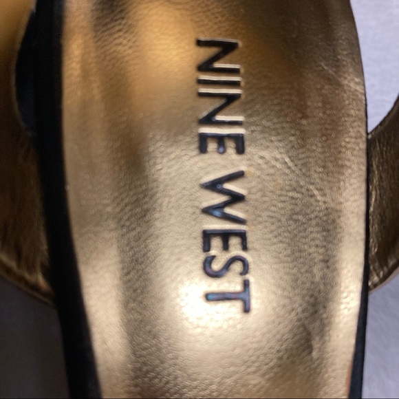 Nine West Black Satin Heels - Picture 7 of 15